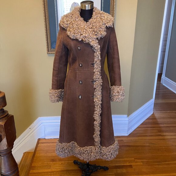 70s shearling coat - Picture 1 of 14